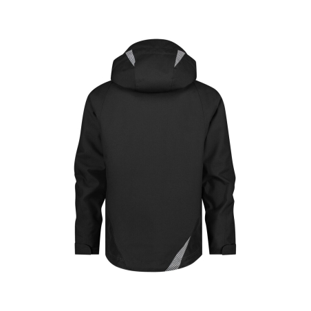 Veste hiver imperméable respirante coupe-vent avec capuche amovible Noir – Dassy Hyper Next
