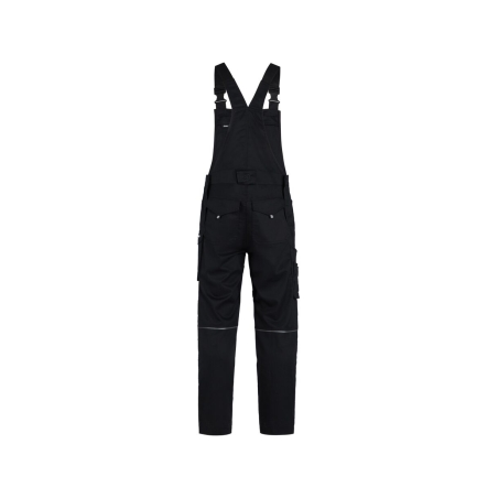 Cotte à bretelles stretch multipoches genouillères Cordura Noir – Dassy Ito Flex