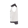 Gilet de travail été bicolore multipoches Blanc/gris ciment – Dassy Faro