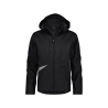 Veste hiver imperméable respirante coupe-vent avec capuche amovible Noir/gris – Dassy Hyper Next