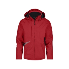 Veste hiver imperméable respirante coupe-vent avec capuche amovible Rouge/noir – Dassy Hyper Next