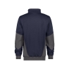 Sweat-shirt de travail coudes renforcés Cordura fermeture zippée Marine/gris – Dassy Hyrax Next