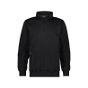 Sweat-shirt de travail coudes renforcés Cordura fermeture zippée Noir – Dassy Hyrax Next