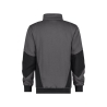 Sweat-shirt de travail coudes renforcés Cordura fermeture zippée Gris/noir – Dassy Hyrax Next