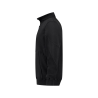 Sweat-shirt de travail coudes renforcés Cordura fermeture zippée Noir – Dassy Hyrax Next