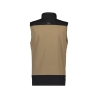 Gilet de travail été bicolore multipoches Beige/noir – Dassy Faro