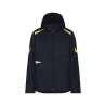 Veste softshell stretch imperméable coudes renforcés Cordura Bleu nuit/jaune fluo – Dassy Kalama Women