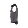 Gilet de travail été bicolore multipoches Gris ciment/noir – Dassy Faro