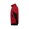 Sweat-shirt de travail coudes renforcés Cordura fermeture zippée Rouge/noir – Dassy Hyrax Next