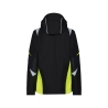 Veste softshell stretch imperméable coudes renforcés Cordura Noir/jaune fluo – Dassy Kalama Women
