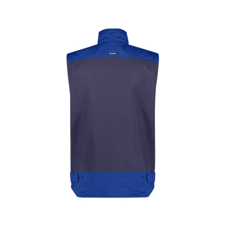 Gilet de travail été bicolore multipoches Marine/bleu roi – Dassy Faro