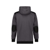 Sweat-shirt à capuche canvas coudes renforcés Cordura Gris anthracite/noir – Dassy Indy