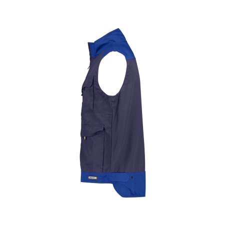Gilet de travail été bicolore multipoches Marine/bleu roi – Dassy Faro