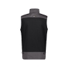 Gilet de travail été bicolore multipoches Noir/gris ciment – Dassy Faro