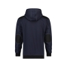 Sweat-shirt à capuche canvas coudes renforcés Cordura Bleu nuit/noir – Dassy Indy