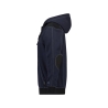 Sweat-shirt à capuche canvas coudes renforcés Cordura Bleu nuit/noir – Dassy Indy