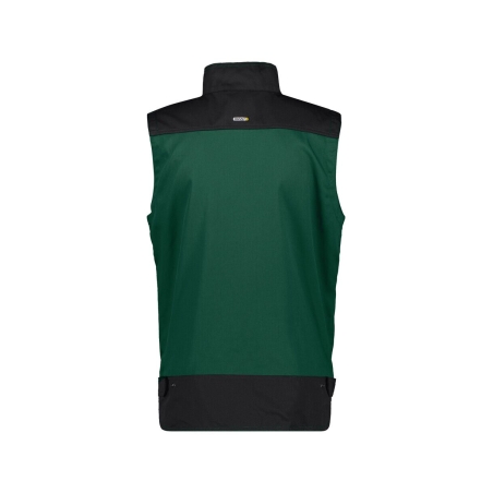 Gilet de travail été bicolore multipoches Vert/noir – Dassy Faro