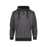 Sweat-shirt de travail coudes renforcés Cordura capuche réglable Gris/noir – Dassy Indy Next