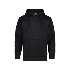 Sweat-shirt de travail coudes renforcés Cordura capuche réglable Noir – Dassy Indy Next