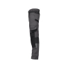 Pantalon de travail stretch 4 voies multipoches genoux Cordura Gris/noir – Dassy Dynax Next