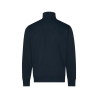 Sweat-shirt de travail zippé coton recyclé broderie Marine – Dassy FORM
