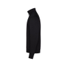 Sweat-shirt de travail zippé coton recyclé broderie Noir – Dassy FORM