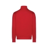 Sweat-shirt de travail zippé coton recyclé broderie Rouge – Dassy FORM