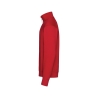 Sweat-shirt de travail zippé coton recyclé broderie Rouge – Dassy FORM