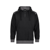 Sweat-shirt de travail coudes renforcés Cordura capuche réglable Noir/gris – Dassy Indy Next