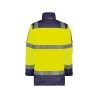 Parka haute visibilité imperméable classe 3 EN ISO 20471 Jaune fluo/marine – Dassy Limasol