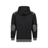 Sweat-shirt de travail coudes renforcés Cordura capuche réglable Noir/gris – Dassy Indy Next