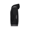 Sweat-shirt de travail coudes renforcés Cordura capuche réglable Noir/gris – Dassy Indy Next