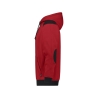 Sweat-shirt de travail coudes renforcés Cordura capuche réglable Rouge/noir – Dassy Indy Next