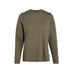 T-shirt manches longues femme UPF 50+ coton recyclé Kaki – Dassy FUND WOMEN