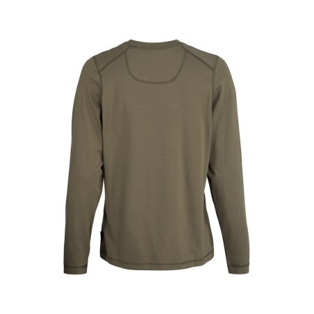 T-shirt manches longues femme UPF 50+ coton recyclé Kaki – Dassy FUND WOMEN