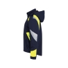 Veste hiver imperméable stretch coupe-vent capuche Marine/jaune – Dassy Itaqui