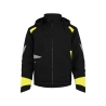 Veste hiver imperméable stretch coupe-vent capuche Noir/jaune – Dassy Itaqui