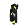 Veste hiver imperméable stretch coupe-vent capuche Noir/jaune – Dassy Itaqui