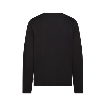 T-shirt manches longues femme UPF 50+ coton recyclé Noir – Dassy FUND WOMEN