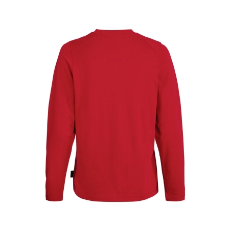 T-shirt manches longues femme UPF 50+ coton recyclé Rouge – Dassy FUND WOMEN