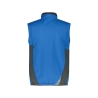 Gilet hiver softshell triple couche stretch multipoches Bleu azur/gris anthracite – Dassy Fusion