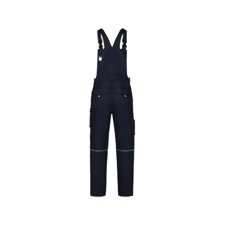 Cotte à bretelles multipoches genoux Cordura® 245 g/m² Marine/noir coupe courte – Dassy Ito