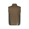 Gilet hiver softshell triple couche stretch multipoches Camel/gris anthracite – Dassy Fusion