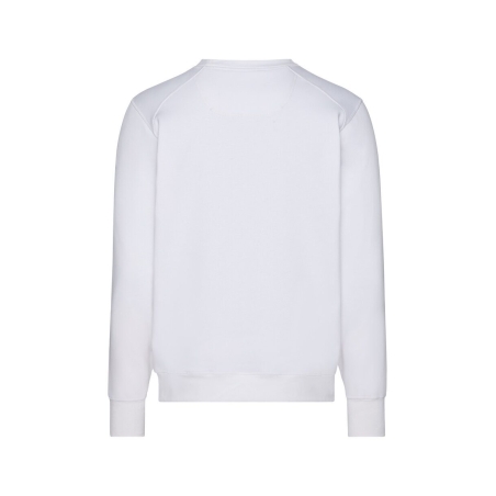 Sweat-shirt de travail coton recyclé coupe regular Blanc – Dassy FIBRE