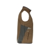 Gilet hiver softshell triple couche stretch multipoches Camel/gris anthracite – Dassy Fusion