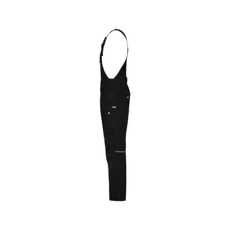 Cotte à bretelles multipoches genoux Cordura® 245 g/m² Noir coupe longue – Dassy Ito