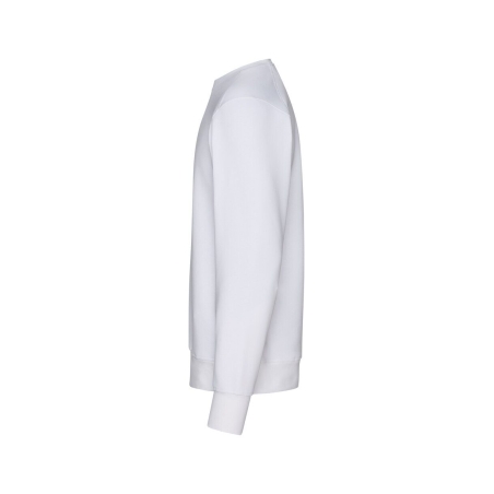 Sweat-shirt de travail coton recyclé coupe regular Blanc – Dassy FIBRE
