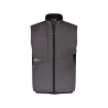 Gilet hiver softshell triple couche stretch multipoches Gris anthracite/noir – Dassy Fusion