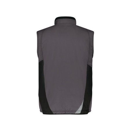 Gilet hiver softshell triple couche stretch multipoches Gris anthracite/noir – Dassy Fusion