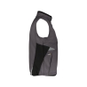 Gilet hiver softshell triple couche stretch multipoches Gris anthracite/noir – Dassy Fusion